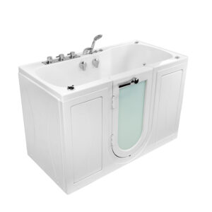 Tub4Two Two Seat Acrylic Outward Swing Door Walk-In Bathtub