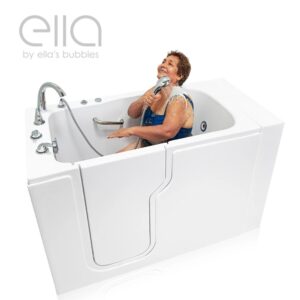 Ella Standard 30″x52” Acrylic Hydro Therapy Massage Walk In Bathtub