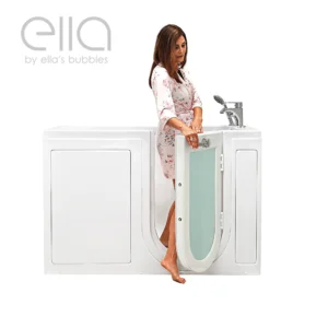 Ella Lounger Acrylic Outward Swing Door Walk In Bathtub