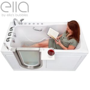 Ella Ultimate Acrylic Walk-In Spa Bath with Foot Massage